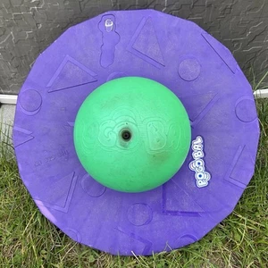 Vintage 1980's Pogo Bal Pogo Ball Original Hasbro Green Purple POGOBAL 1986 - Picture 1 of 9