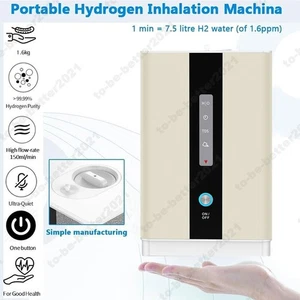 150ML 99,99% Reinheit Molekular Wasserstoff Wasser Generator H2 Inhalationsgerät - Bild 1 von 16