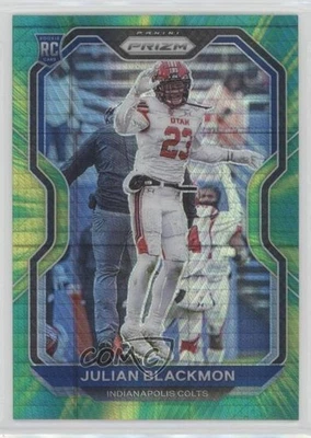 2020 Panini Prizm Rookie Hyper Prizm /175 Julian Blackmon #330 Rookie RC - Image 1 of 2