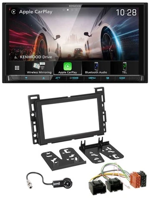 Kenwood MP3 2DIN USB DAB Bluetooth Autoradio für Chevrolet Opel GT 07-09 - Bild 1 von 4