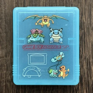 Nintendo GBA Game Boy Advance SP OEM Pokemon Clear Blue Wireless Adapter Case JP - Picture 1 of 4