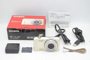 [Mint] CASIO EXILIM EX-ZS150 16.1MP Compact Digital Camera Gold w/ Box #250905g - Picture 1 of 11