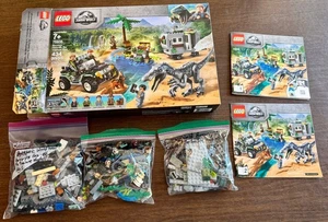Lego 75935 Jurassic World Baryonyx Face-Off The Treasure Hunt Complete W/ Box - Picture 1 of 2