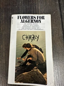 Flowers for Algernon by Daniel Keyes (Paperback 1975 Bantam Edition) Very Good - Foto 1 di 6