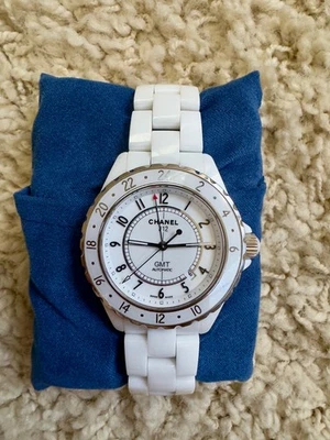 CHANEL J12 GMT Men’s Watch White H2126 40MM Limited Edition Ceramic - Image 1 of 4