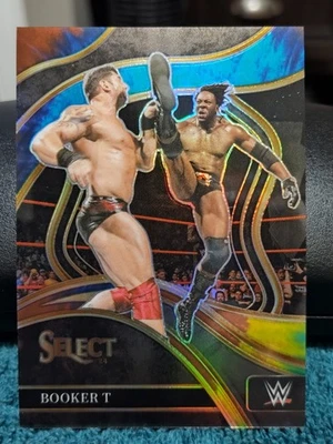 2024 Panini Select WWE - Ringside Booker T #210 Tie-Dye Prizm 3/25 - Image 1 of 3