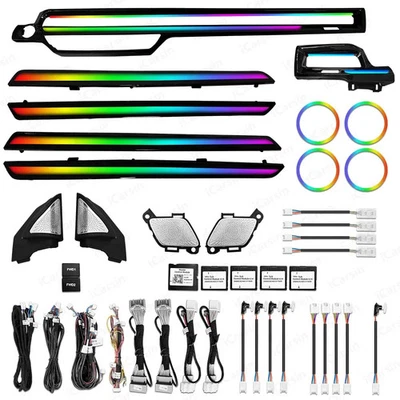 Luz ambiental dinámica para Honda CRV CR-V 6ª generación 2023+ iluminación interior   Foto 1 de 4