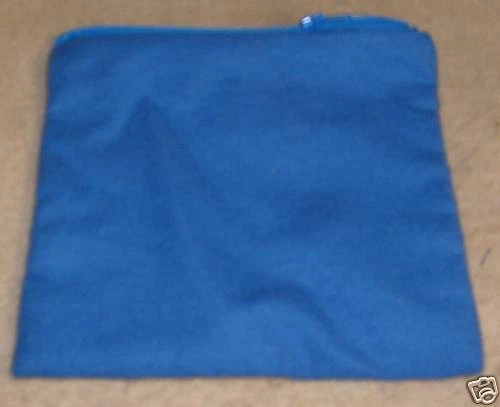 REED & BARTON 2 Anti Tarnish Zippered Bag Silver Storage 6 X 6 " NEW"