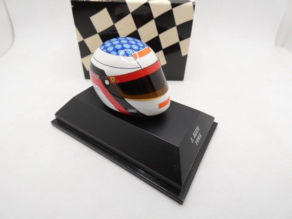 Jean Alesi 1995 Ferrari Minichamps 1/8 F1 Formula 1 Helmet - Image 1 of 2
