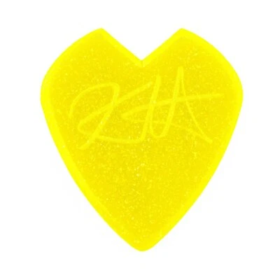 JIM DUNLOP Yellow Glitter Kirk Hammett Custom Jazz III Guitar Pick Player's Pack - image 1 of 4