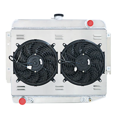 3 Rows Radiator Shroud Fan For 1966-1969 Dodge Charger 500 R/T Big Block - Изображение 1 из 4