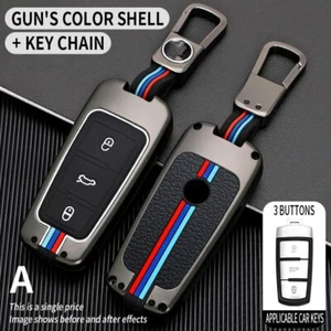 Car Key Case Cover Car Key Bag for Vw Volkswagen CC Passat B8 Magtan B7 - Picture 1 of 14