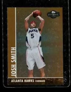 2007-08 TOPPS CO-SIGNERS Chrome Basketball Card #17 JOSH SMITH Hawks 298/299 - Picture 1 of 2