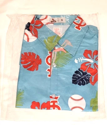 ST. Louis Cardinals Margaritaville  Hawaiin Shirt Mens SZ Small Jimmy Buffet - Image 1 of 2