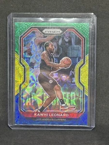 Panini Prizm Prizms Choice Kawhi Leonard 2020-21 azul amarillo verde #209 - Imagen 1 de 2