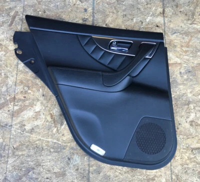 Infiniti FX35 FX50 2009-2015 lado del conductor trasero izquierdo panel de moldura de puerta negro fabricante de equipos originales Foto 1 de 4
