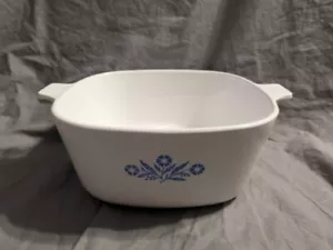 Corning Ware "Blue Cornflower" 2 1/2 Qt Casserole Dish, #P-2 1/2-B, w/o Lid EUC - Picture 1 of 17