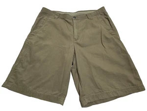 COLUMBIA Omni Shield Men's Dark Khaki Cotton Cargo Shorts 36x11 - Picture 1 of 9