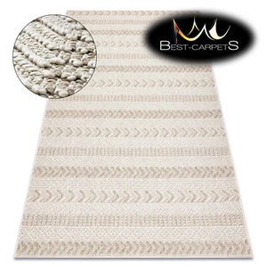 MODERN flat-woven RUGS 'JERSEY' strucrural beige durable easy to clean Chevron - Picture 1 of 11