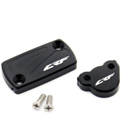 For Honda CRF450R CRF150R CRF250R/X CNC Front Rear Brake Reservoir Cap Cover - Image 1 of 4