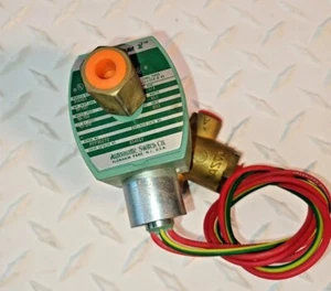 Válvula solenoide de 1/4" 3 vías, bobina de 120 voltios Asco 8345G1 - Imagen 1 de 2