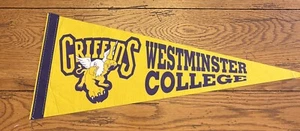 Westminster College Griffins Yellow Felt Pennant - Picture 1 of 7
