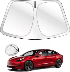 Parasol parabrisas Tesla para modelo 3 modelo Y diseño exclusivo, cristal delantero - Imagen 1 de 7