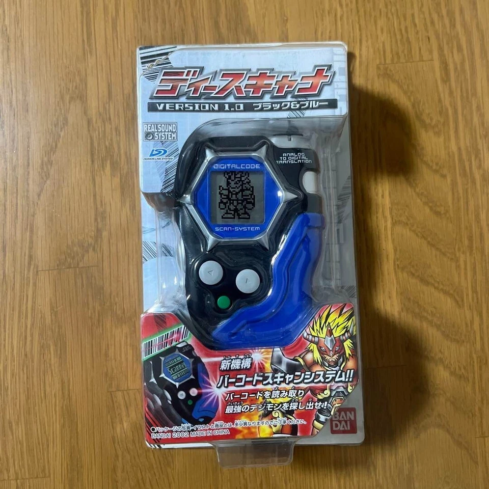 Digimon Digital Monster digivice D-сканер версия 1.0 BANDAI черный синий JPN Unopend - Изображение 1 из 2