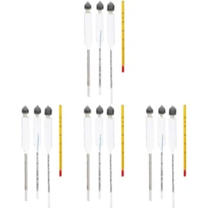 4 Sets Alkoholmessgerät Alkoholhydrometer Für Spirituosen - Bild 1 von 12