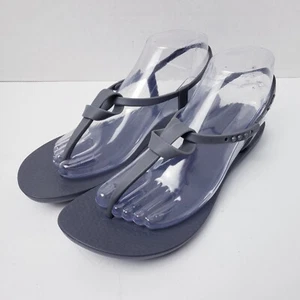 Ipanema Ellie Knot T-Strap Women's Sandal Grey Size 9 - Picture 1 of 9