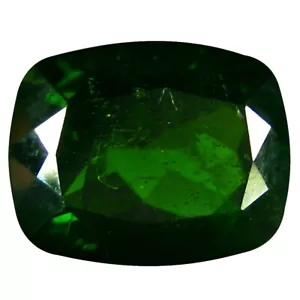 3,91 ct Unglaubliche Kissenform (10 x 8 mm) Grün Chromdiopsid Edelstein - Bild 1 von 1