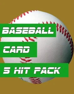 BASEBALL HIT PACK - 5 GUARANTEED HITS!  - Picture 1 of 1