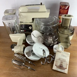 Vtg Oster Regency Kitchen Center Mixers Choppers Blenders Grinders Slicers... - Picture 1 of 17
