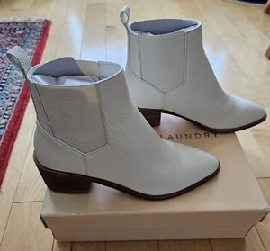 Chinese Laundry L.A. Ankle Boots Filip Softy Cow Color ECRU Size 7 - Picture 1 of 8