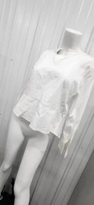 SALE-New Old Stock:  Halogen Womens Single Button Top / White / Size: Small - Picture 1 of 10