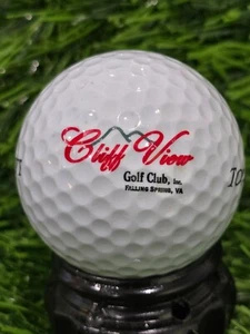 Cliff View Golf Club Falling Springs Virginia, Logo Golf Ball - Picture 1 of 2