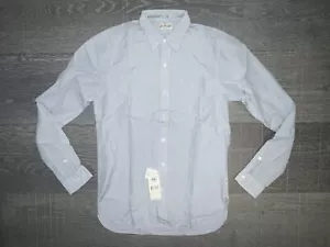 2010 RRL Ralph Lauren DOPPEL RL gestreift selvedge weich BAUMWOLLE Shirt klein S - Bild 1 von 11