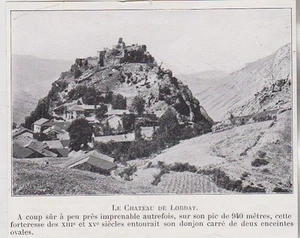1910 -- LE CHATEAU DE LORDAT 3J665 - Foto 1 di 1