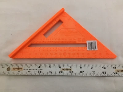 (1) NUEVO Johnson 7" Plástico Naranja Viga Cuadrada RAS-70 - ¡Hecha en EE. UU.! Foto 1 de 4