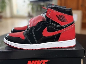 EU Größe 44.5 - Jordan 1 Retro OG High Patent Bred - Bild 1 von 4