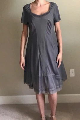 Lindo Vestido Elegante Autêntico DECA PARIS Cintura 5 PIAT original $325 - Imagem 1 de 4