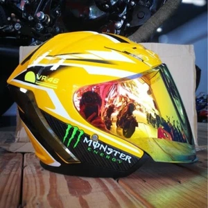 Casco MHR VR46 Valentino Rossi #46 - Yamaha Movistar Monster Energy MotoGP - Imagen 1 de 4