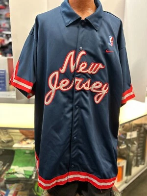 Vintage Nike NBA Rewind New Jersey Nets Warm-Up NEW - Image 1 of 4