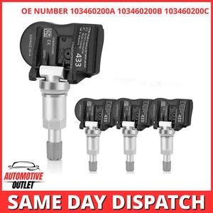 4X TYRE PRESSURE SENSOR TPMS AIR MONITOR 103460200A 433MH FOR TESLA MODEL 3 S X - Picture 1 of 9
