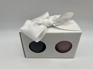 NWT In Box Glassy Baby Candle Pair Pink Goodness &Purple Twilight - Picture 1 of 9