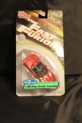 Chevy Corvette 1998 The Fast And The Furious Racing Series 3 escala 1:64 sellado Foto 1 de 2