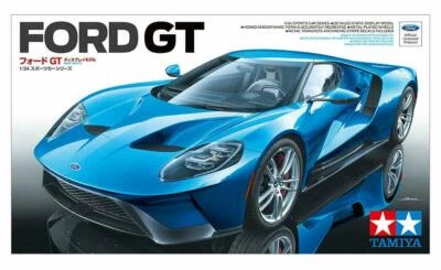 TAMIYA 1:24 SPORT CAR SERIES - KIT AUTO FORD GT LUNGHEZZA 20cm ART 24346 - Immagine 1 di 2