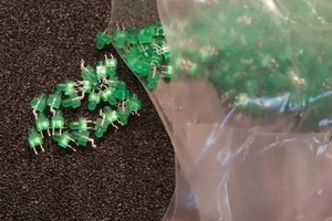 SUN LED LUG82D-A 3mm Green LED SMD **NEW** Qty.10 - Picture 1 of 1