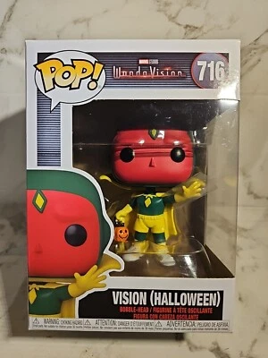 Wandavision - Disfraz Halloween Visión Funko Pop Vinilo Marvel Protector Pop Gratis Foto 1 de 4