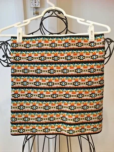 Pleasure Doing Business Women Skirt Bandage Bodycon-MED-Aztec Print-Preowned-EUC - Picture 1 of 2